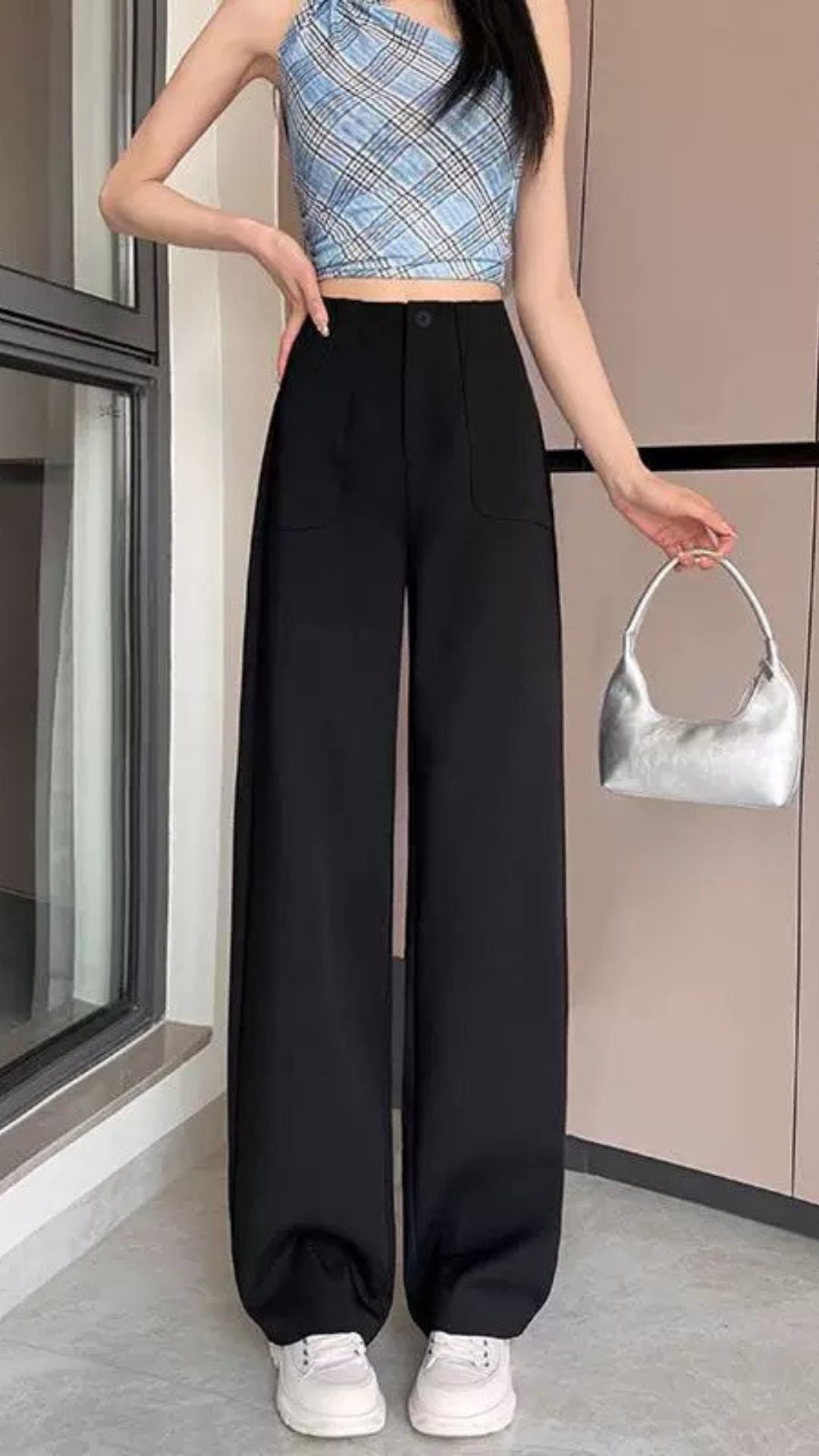 Urban Grace High-Waist Suit Pants