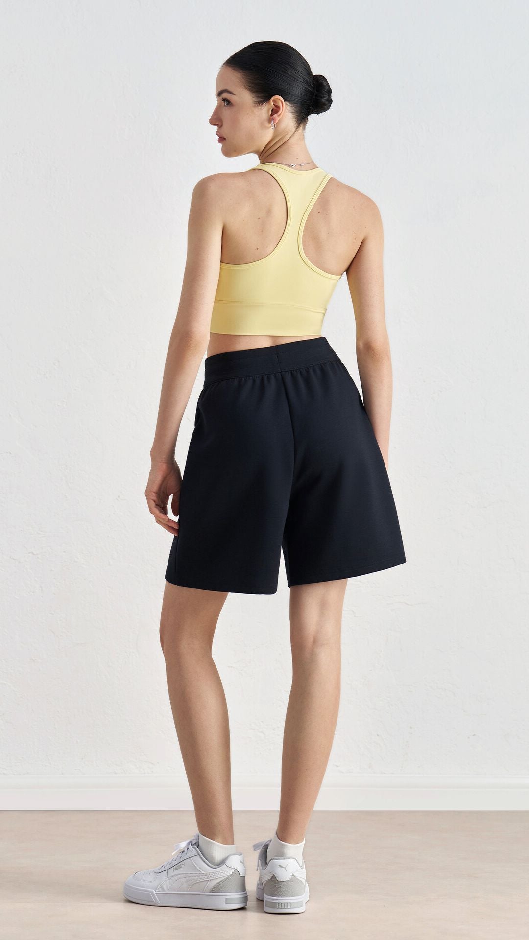 Racerback Yoga Sports Bra (Fixed Pads)