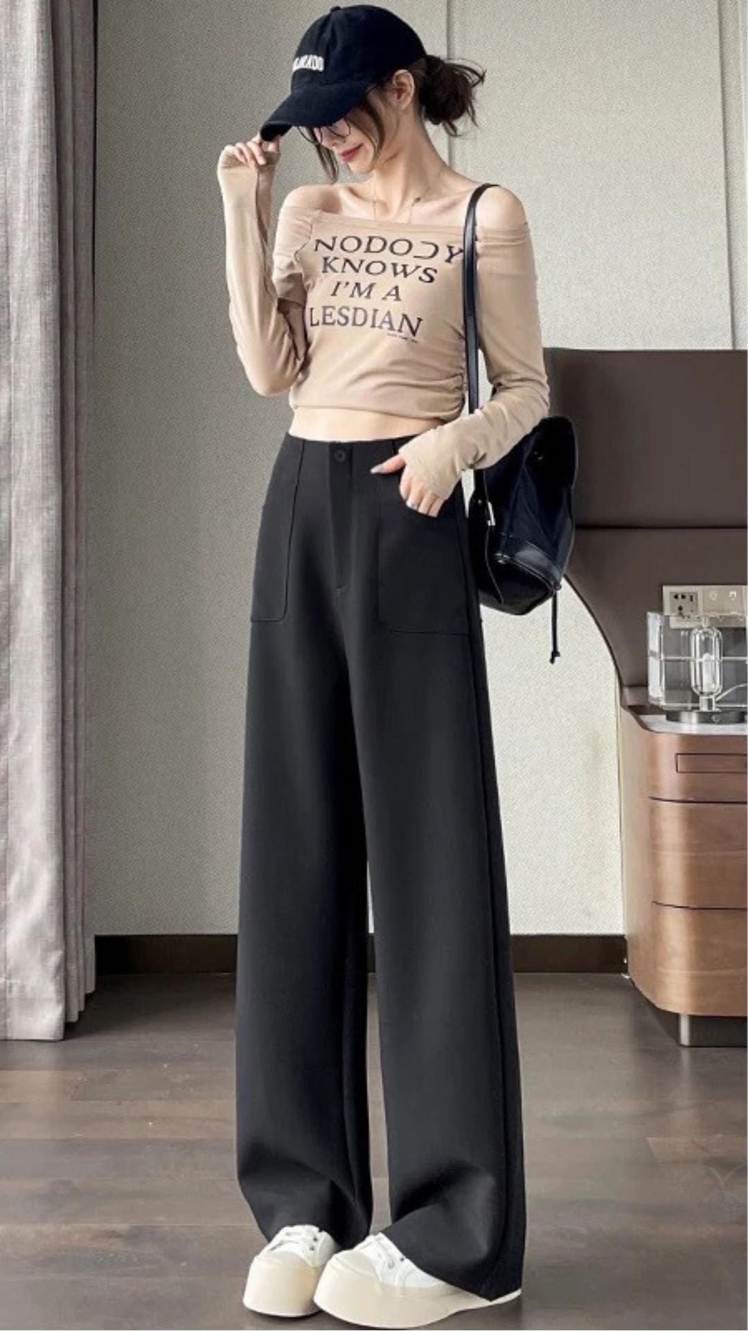 Urban Grace High-Waist Suit Pants