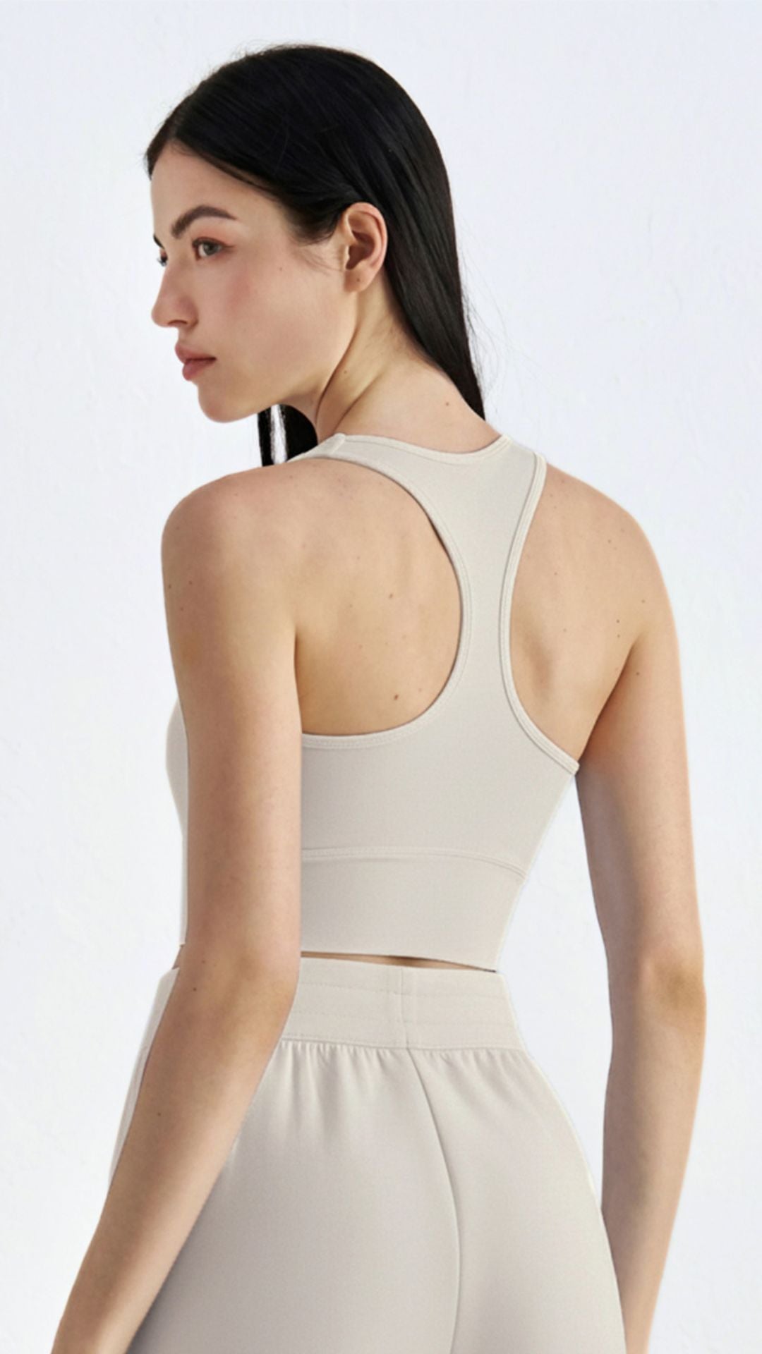 Racerback Yoga Sports Bra (Fixed Pads)