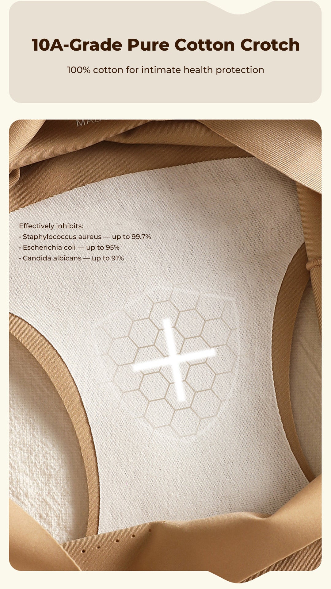 SoftLuxe Antibacterial Seamless Panties (6 for RM39.90)