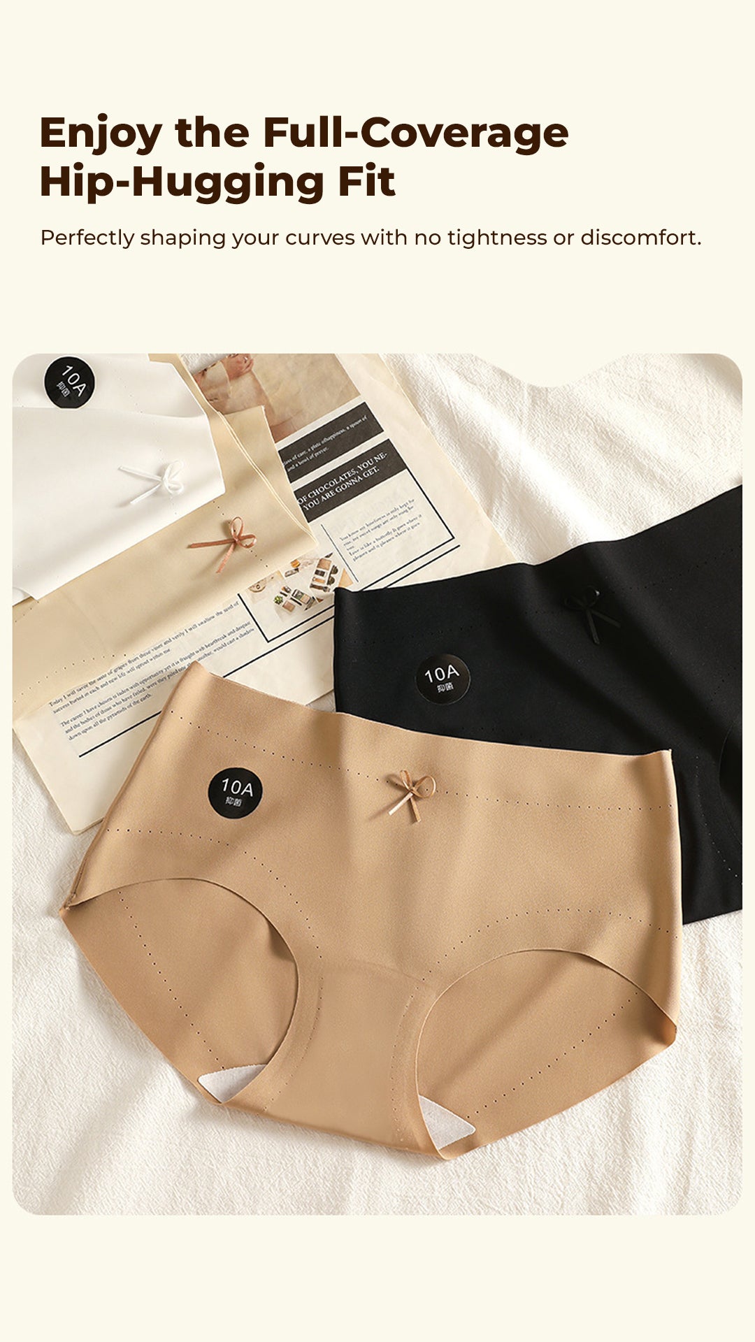 SoftLuxe Antibacterial Seamless Panties (6 for RM39.90)