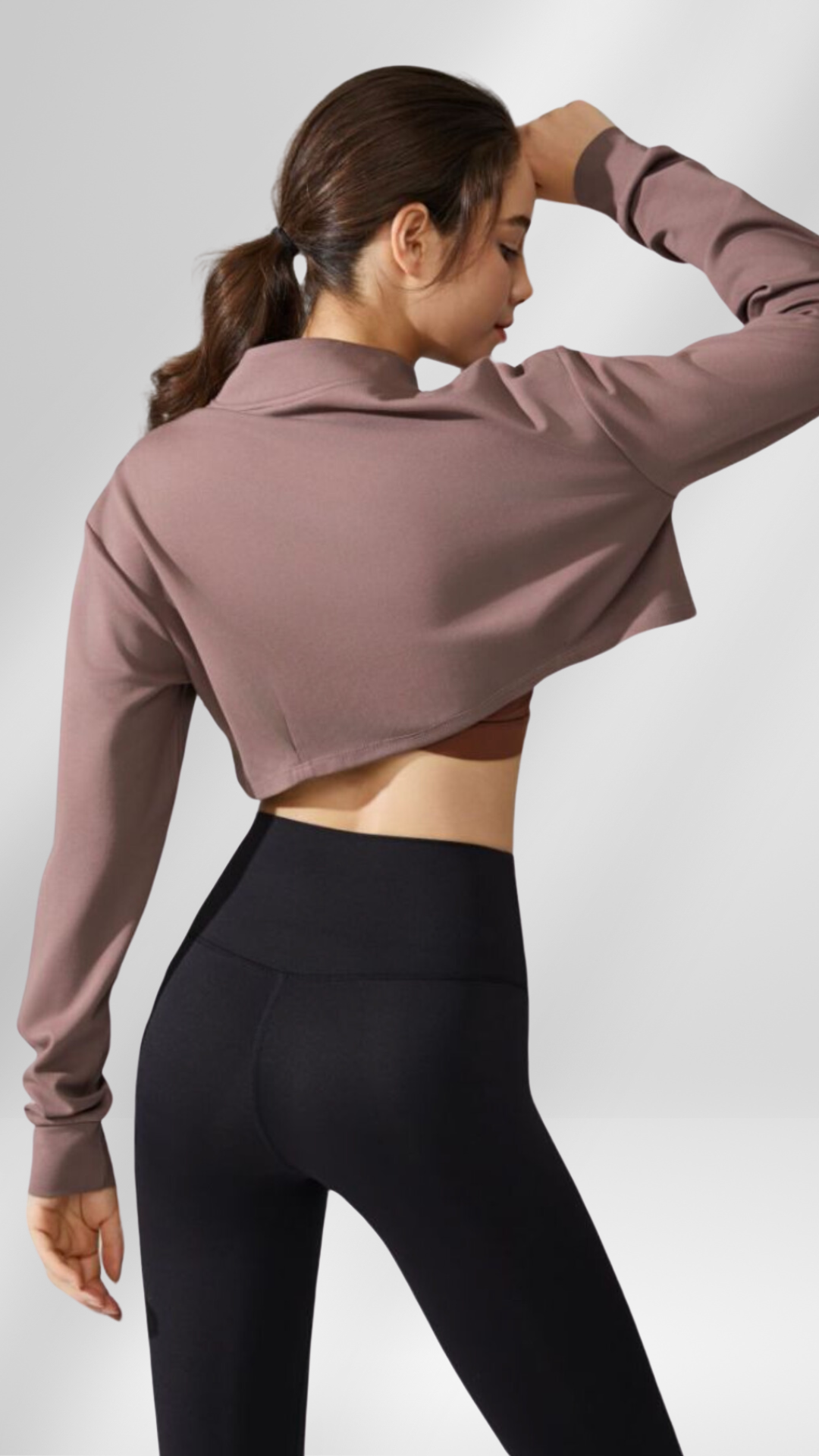Athleisure Luxe Cropped Jacket