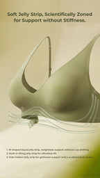 Jelly Seamless Push-Up Bra (Free Panties)