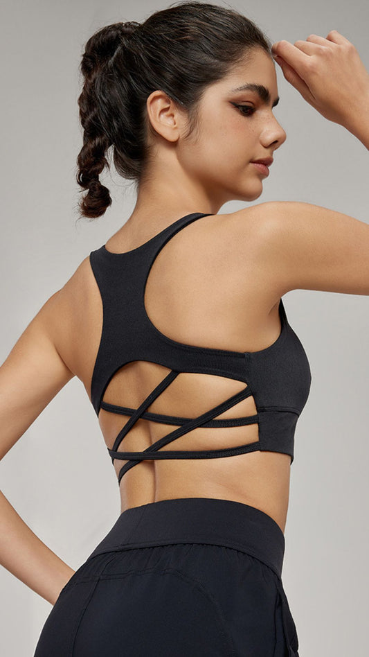 LushFit Cross Back Sports Bra