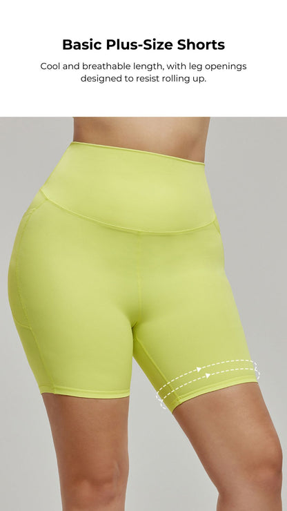 PLUS SIZE Sculpting Yoga Shorts