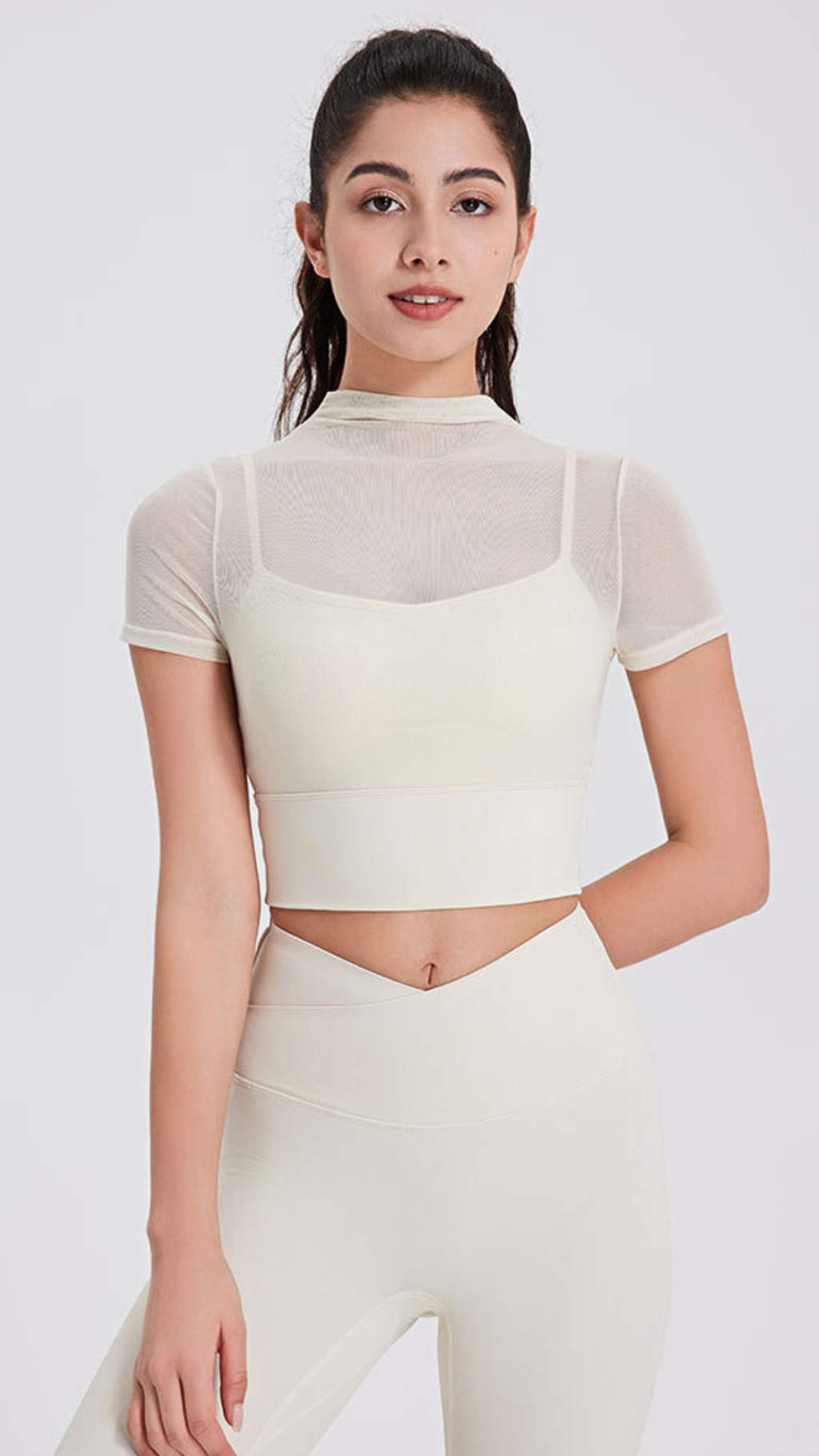 Breathable Mesh Bra Top