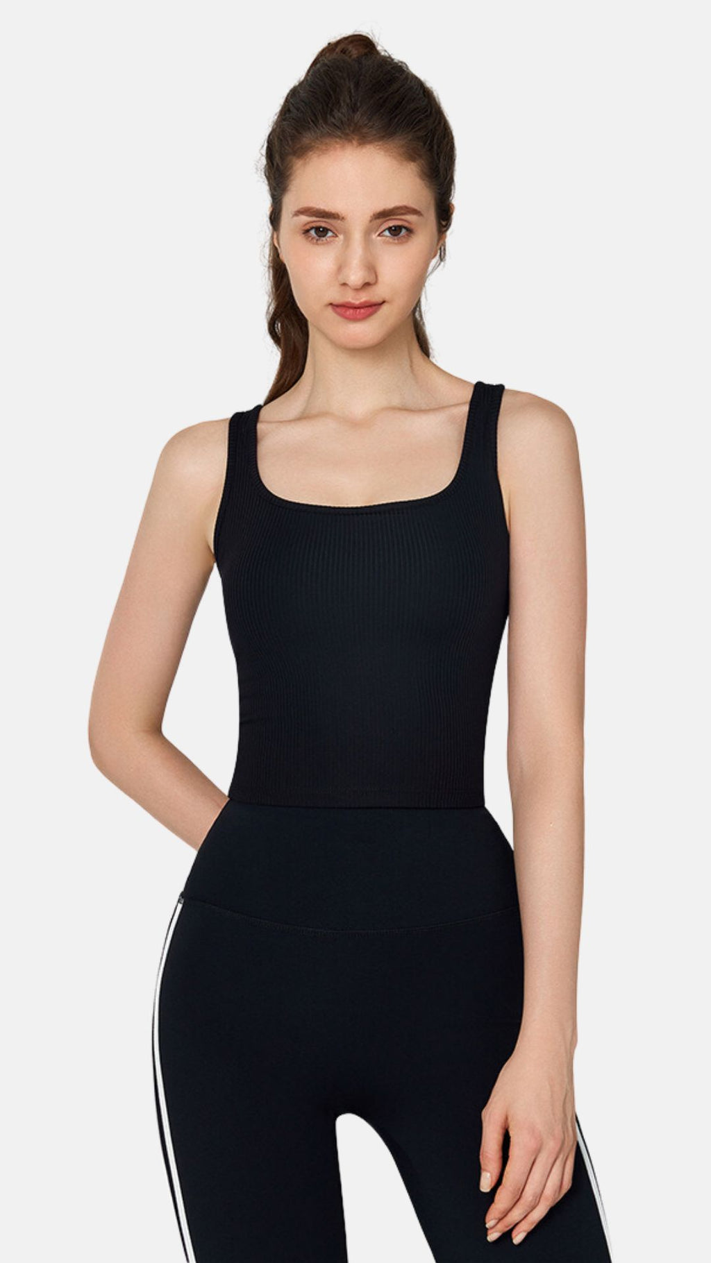 [FINAL SALE] Serene Elegance Ribbed Tank Bra