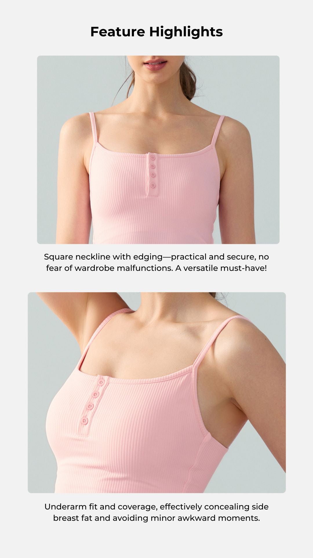 ElegantFit Seamless Yoga Tank Top