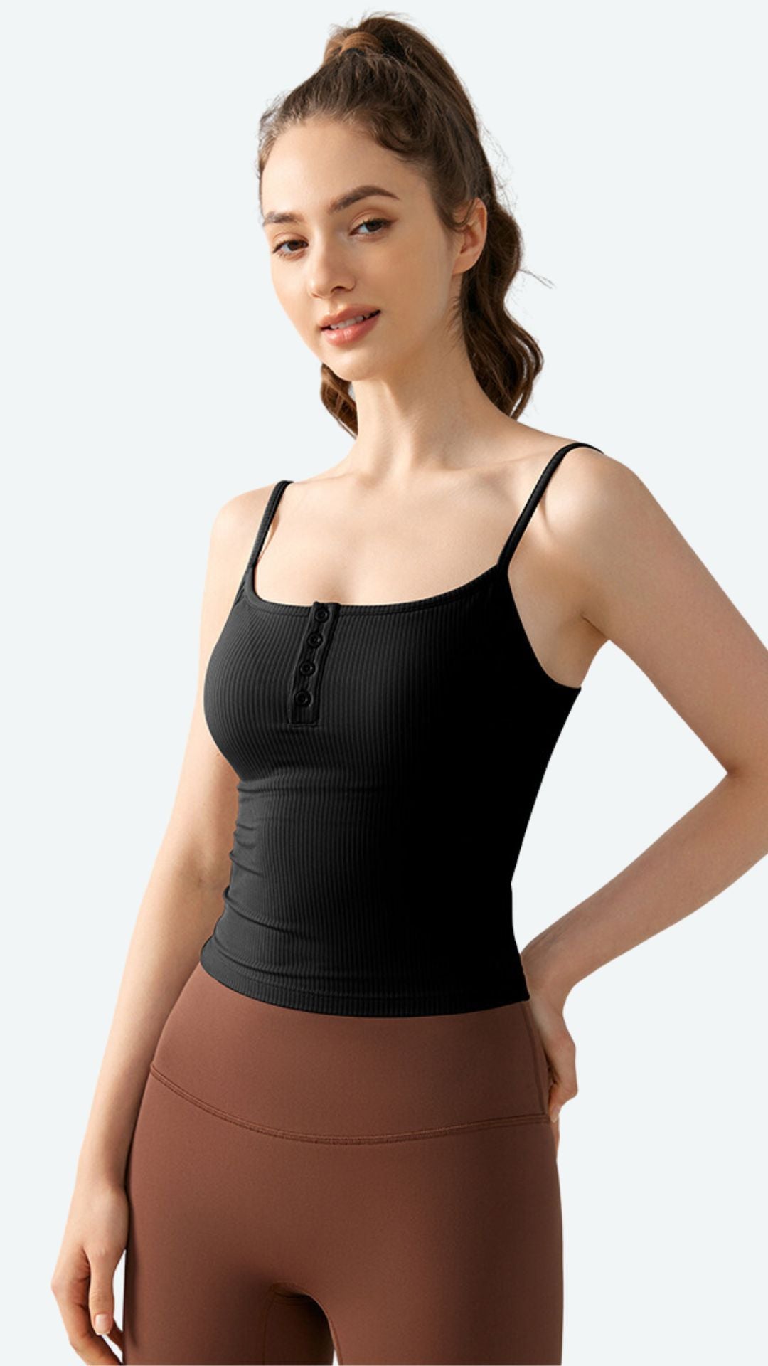 ElegantFit Seamless Yoga Tank Top