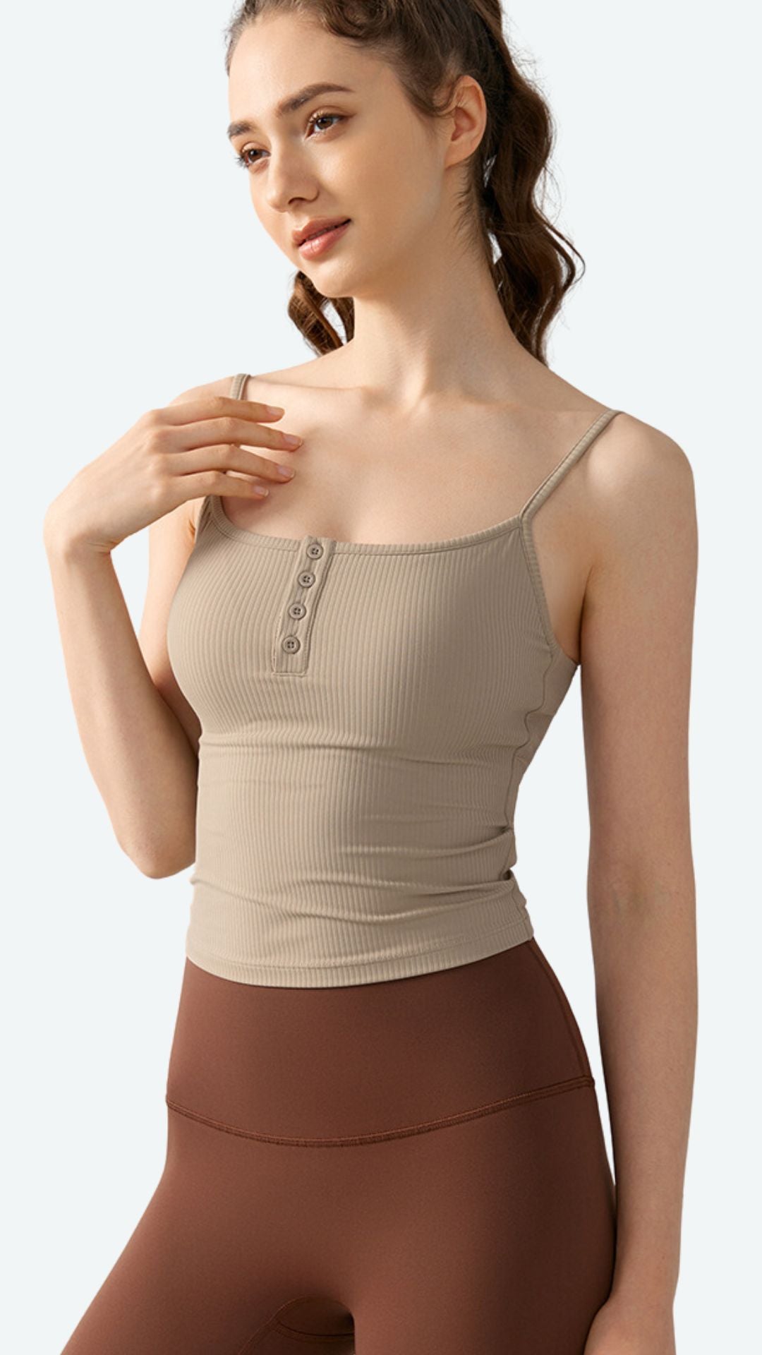 ElegantFit Seamless Yoga Tank Top