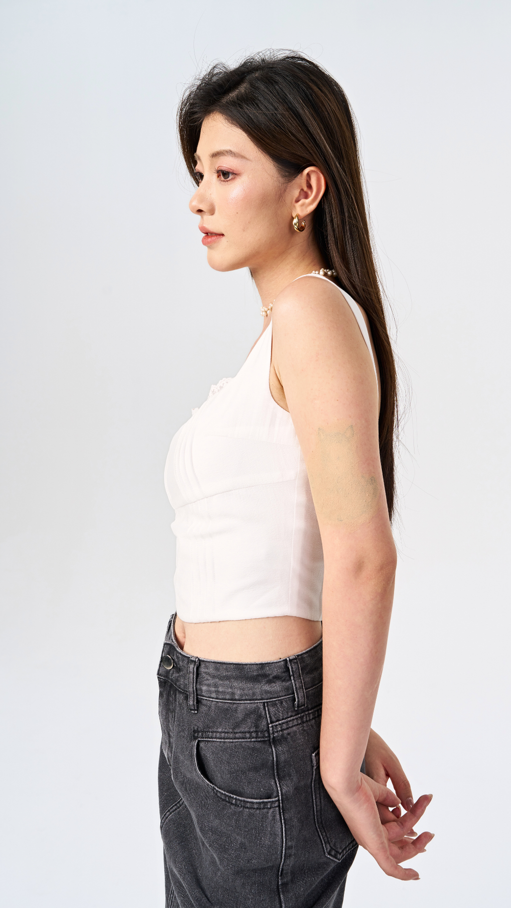 Tencel Charm Lace Top