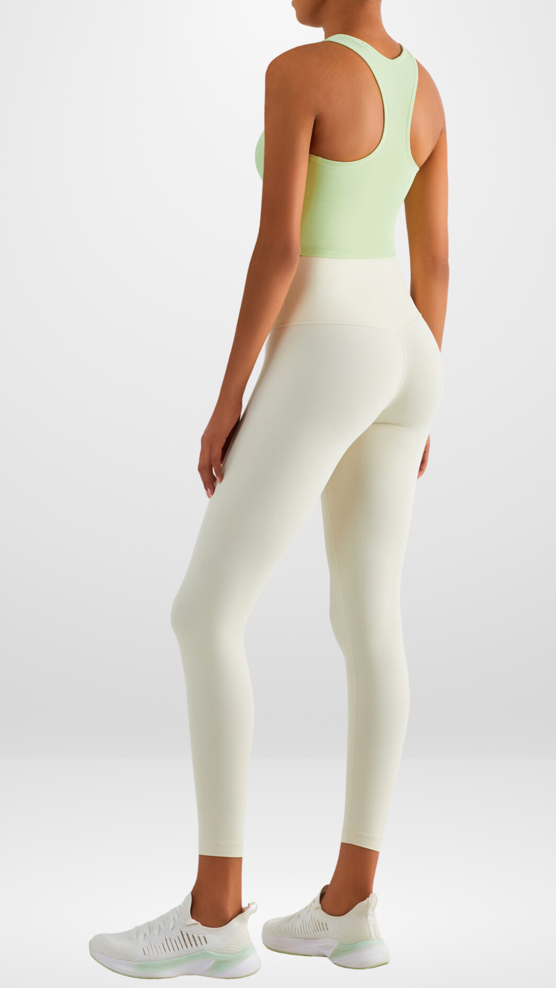 Light Ribbed Sports Tank Bra