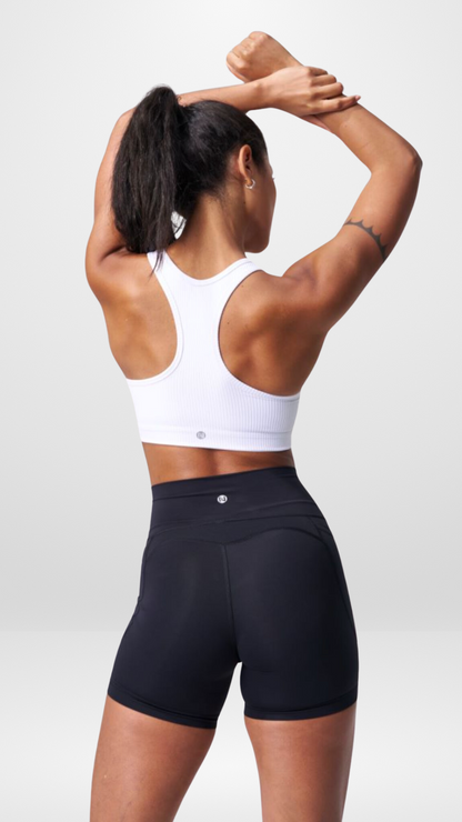 Light Ribbed Radiance Sports Bra