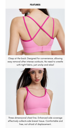 Crossback Comfort Performance Sports Bra