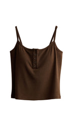 [FINAL SALE] SoraSoft Button Tank Bra