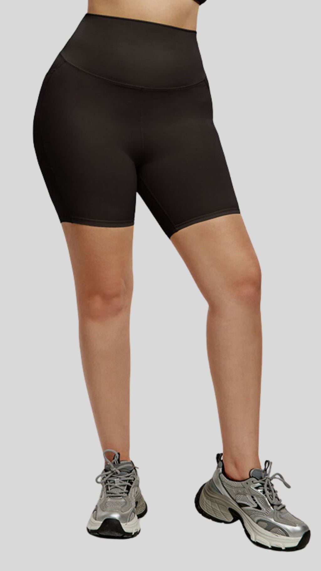 [FINAL SALE] PLUS SIZE Sculpting Yoga Shorts