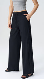 SunCool Wide-Leg Drawstring Pants
