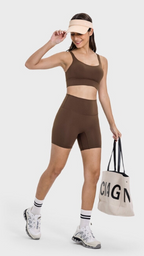 [FINAL SALE] High-Waisted Compression Bike Shorts