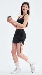 ProAce Dual-Ruched Drawstring Tennis Skirt