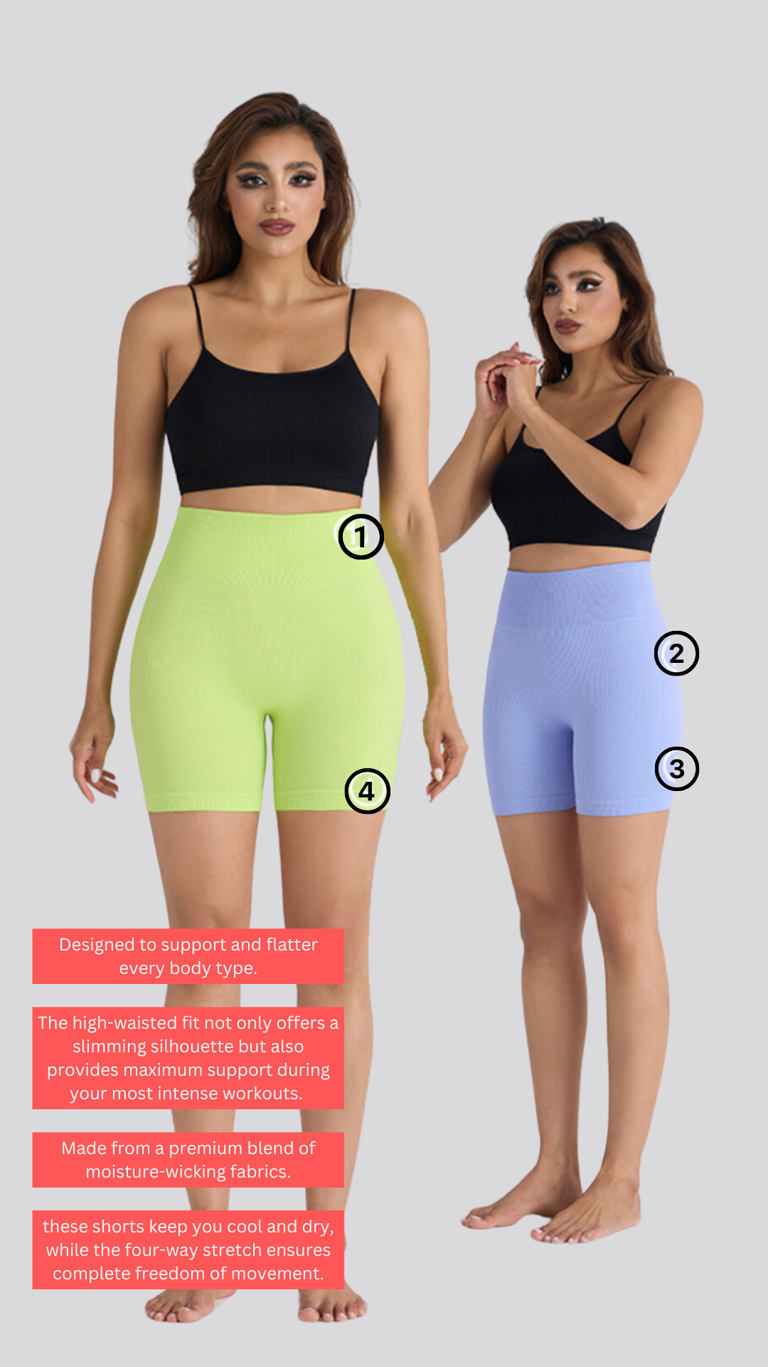 RibFlex Bike Shorts
