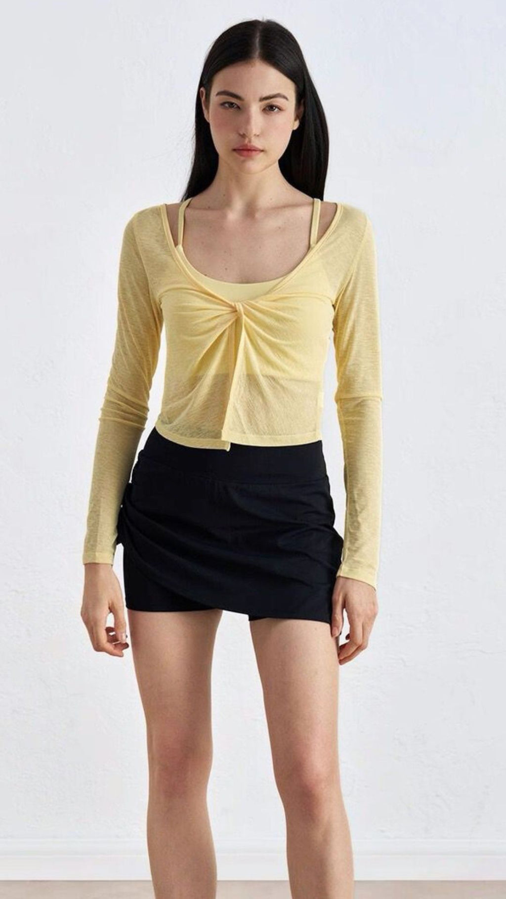 Long Sleeve Twist Top