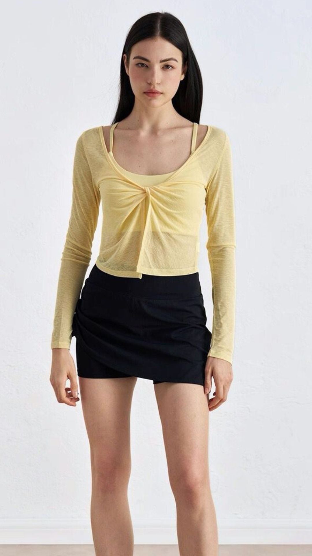Long Sleeve Twist Top