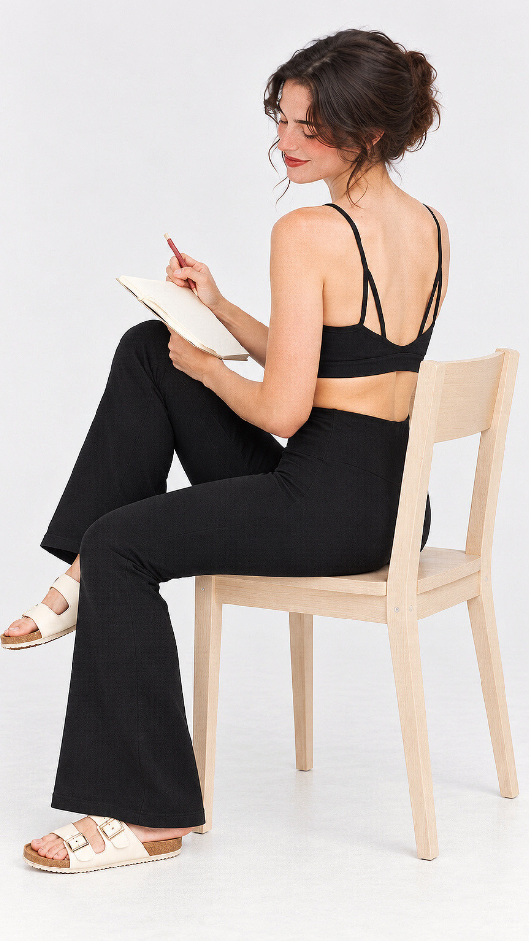 Bunny Ear Strappy Sports Bra