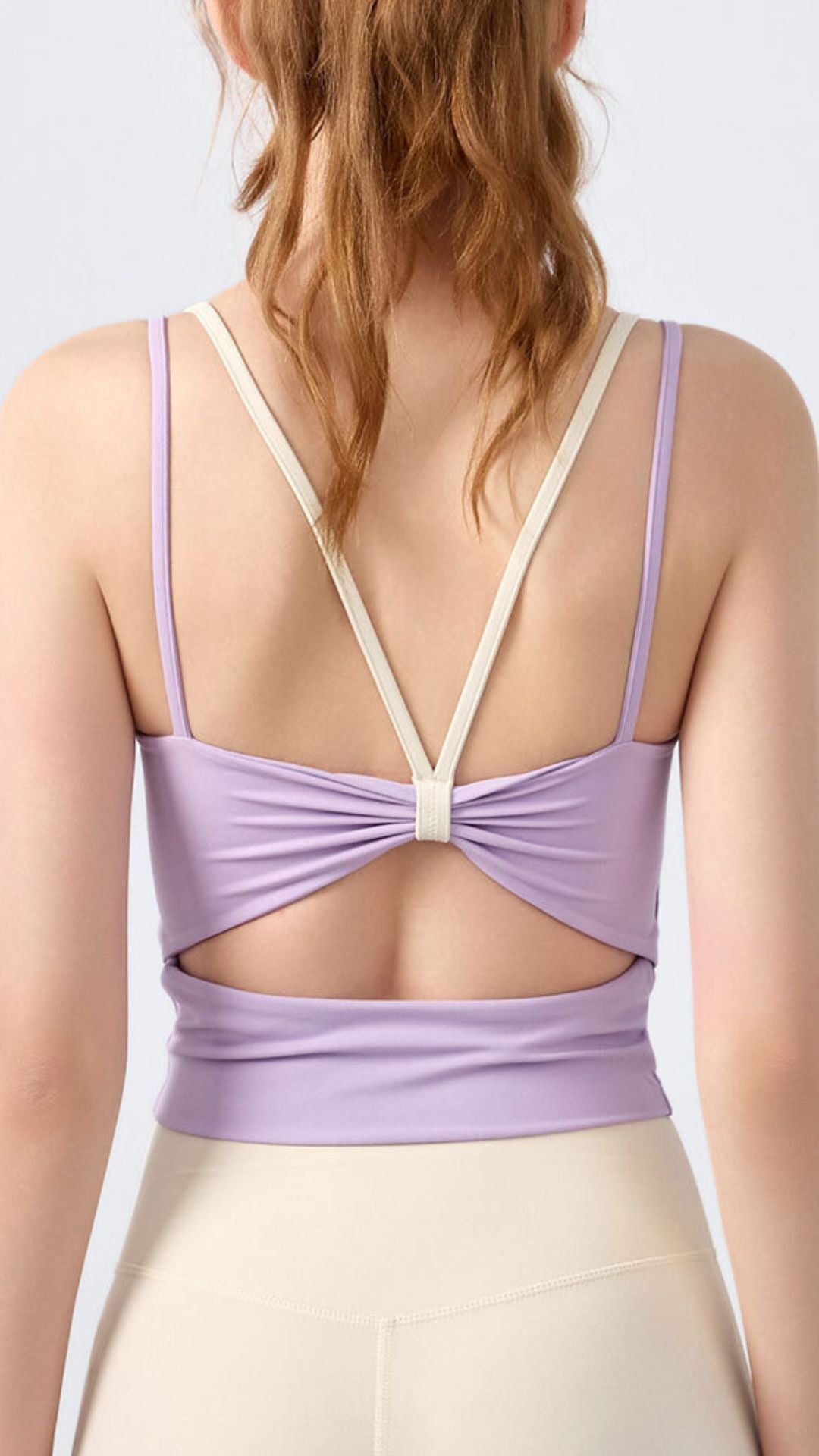 TwistBack Dual-Strap Sports Bra
