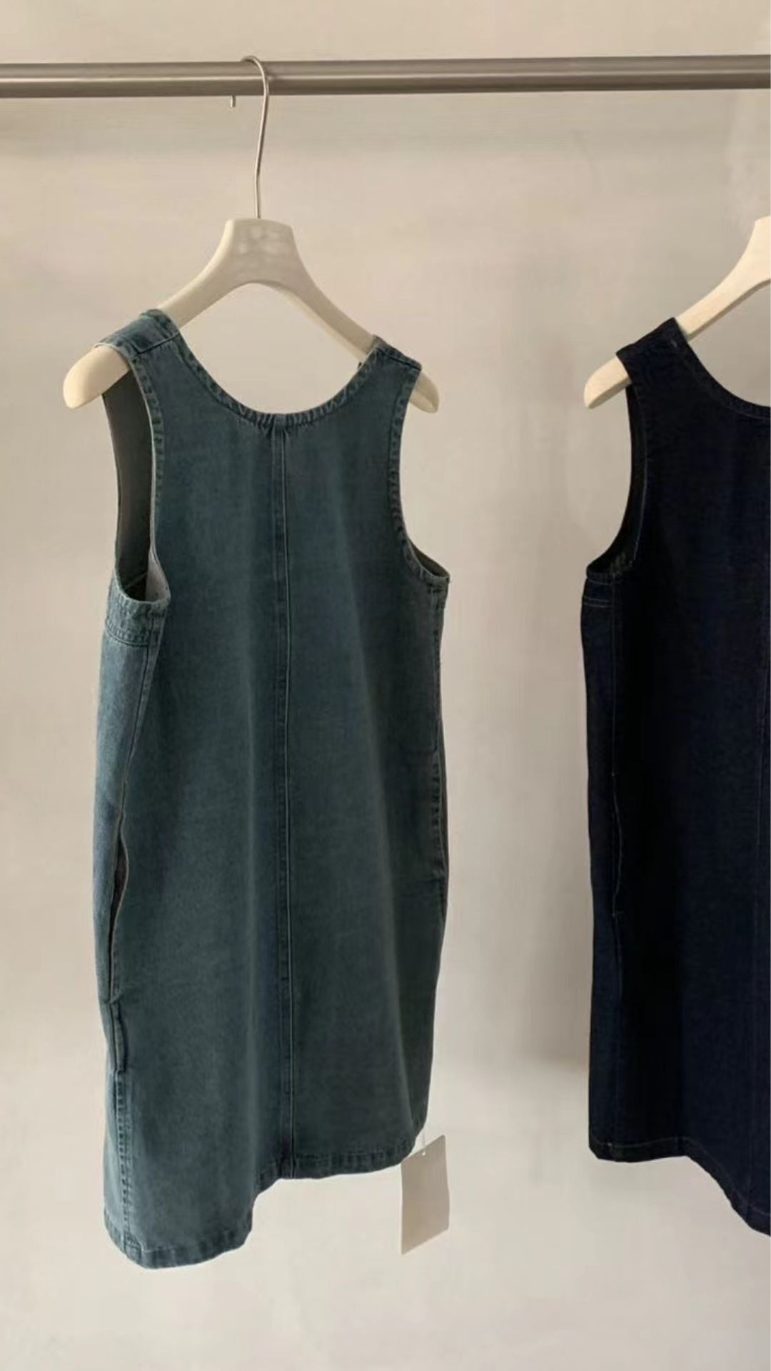 Korean Denim Short Dress