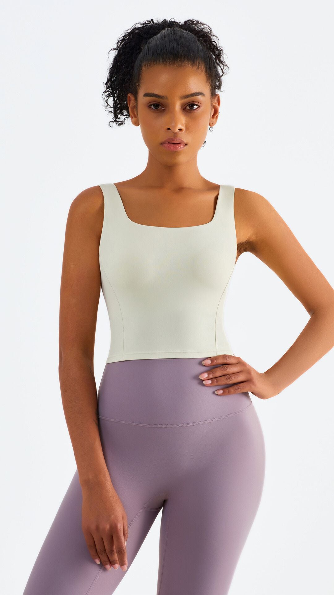 [FINAL SALES] SoftSculpt Square-Neck Yoga Sports Bra