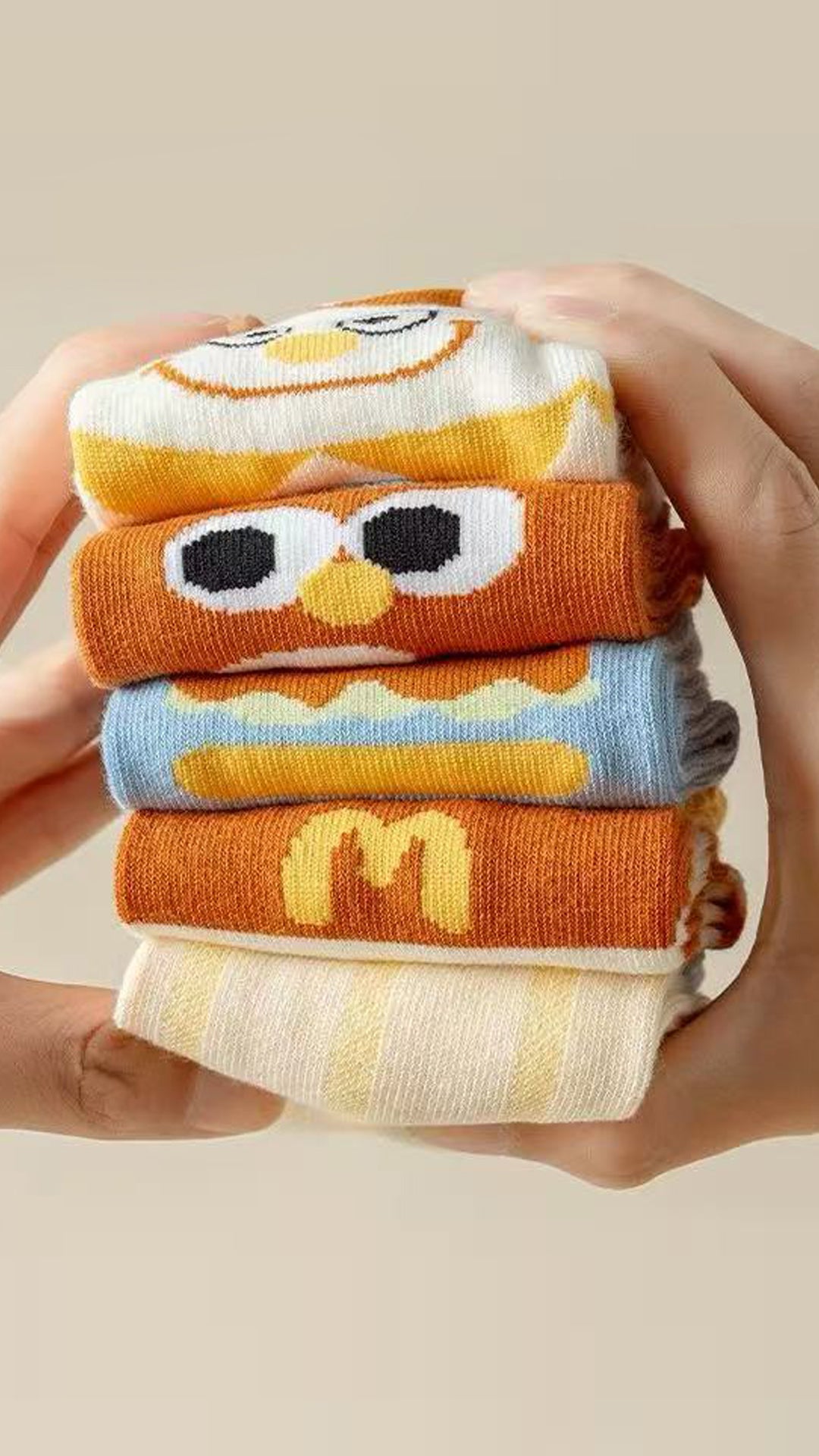 HappyFeet Cartoon Socks (5 Pairs Set)