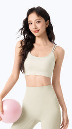 LuxeCross Strappy Sports Bra