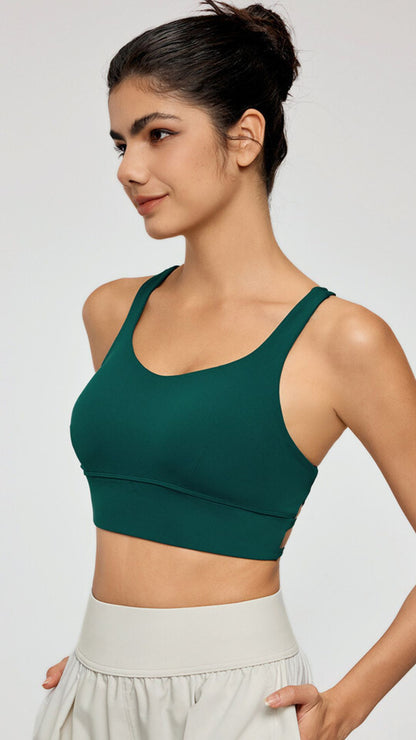 LushFit Cross Back Sports Bra