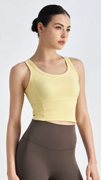 Lemon Mist Active Sports Bra