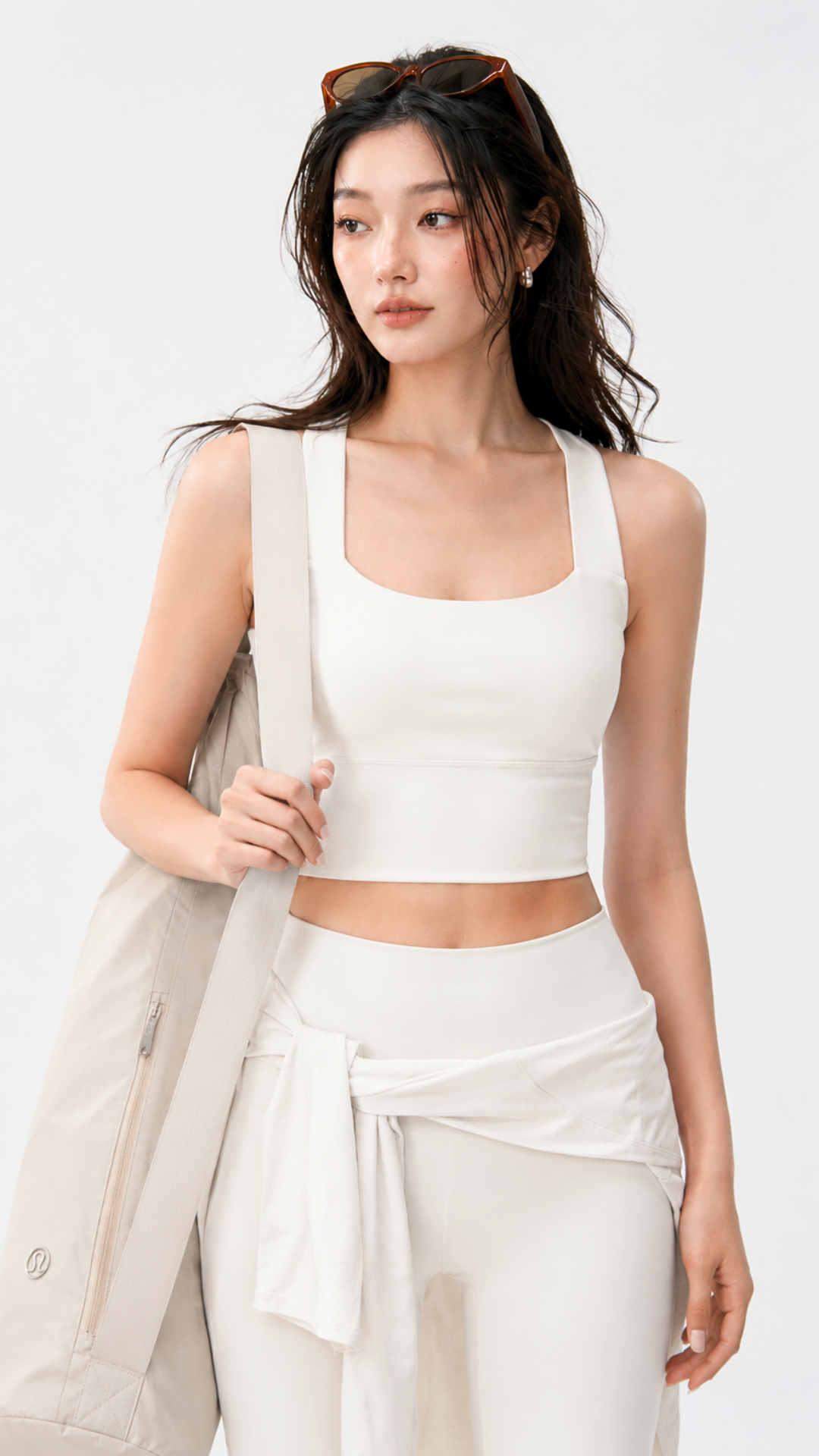 Twist Back Sports Bra