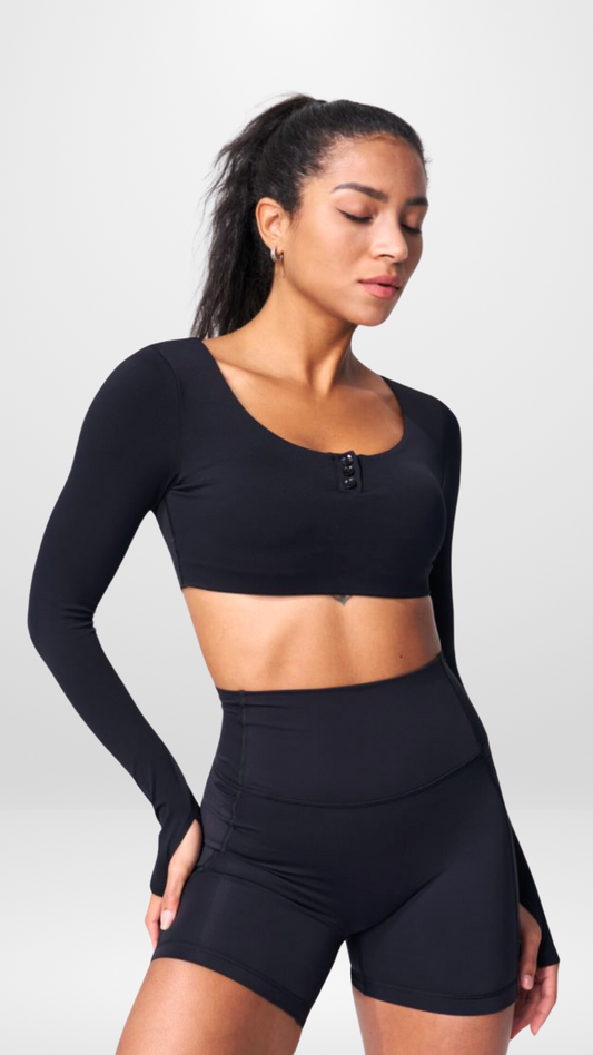 FlexFlow Training Long Sleeve Sports Bra