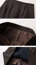 StyleCraft PU A-line Skirt