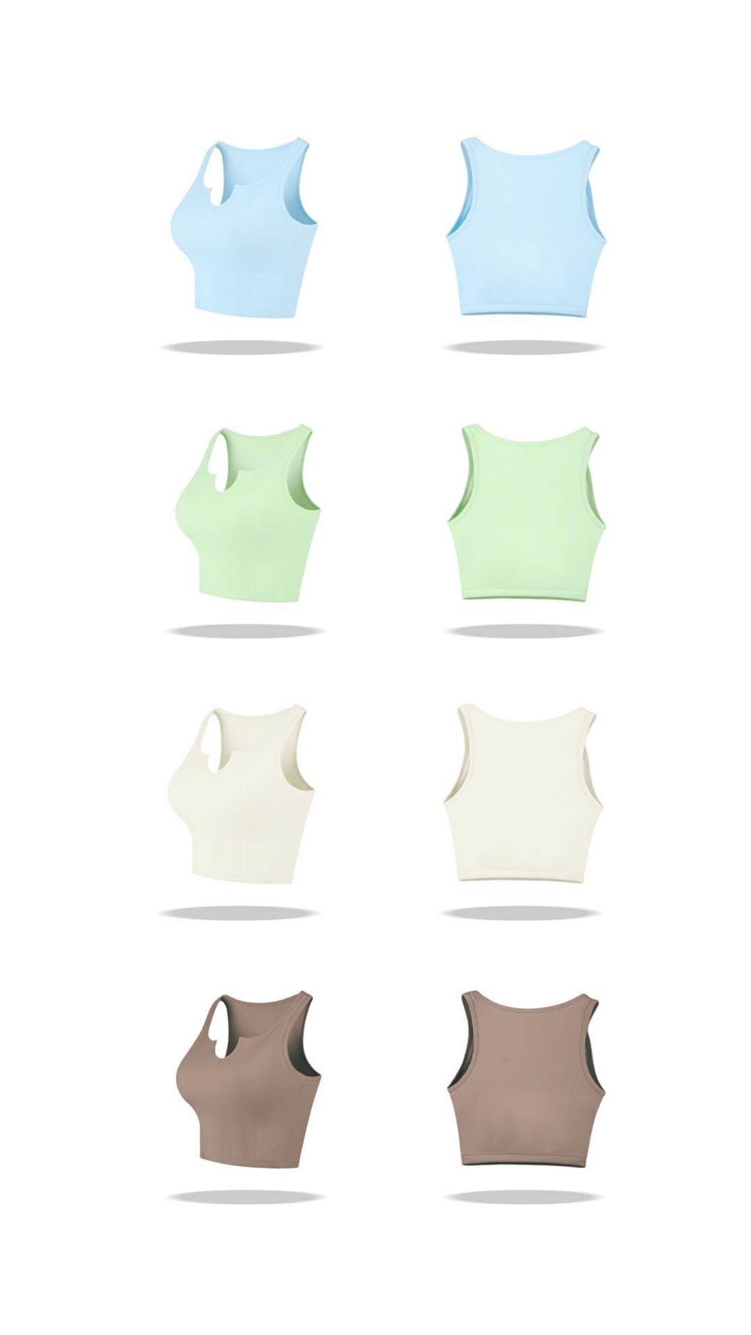 Light Ribbed Empower Sports Bra