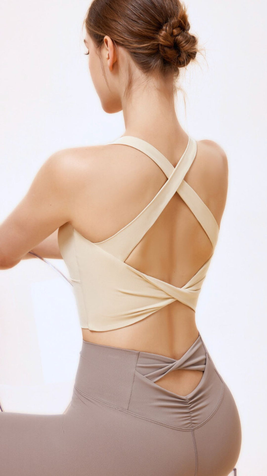 TwistCross Yoga Sports Bra