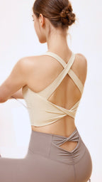 TwistCross Yoga Sports Bra