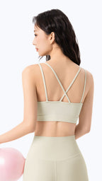 LuxeCross Strappy Sports Bra
