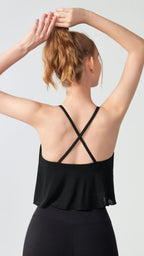 AeroX Cross-Strap Mesh Sports Bra