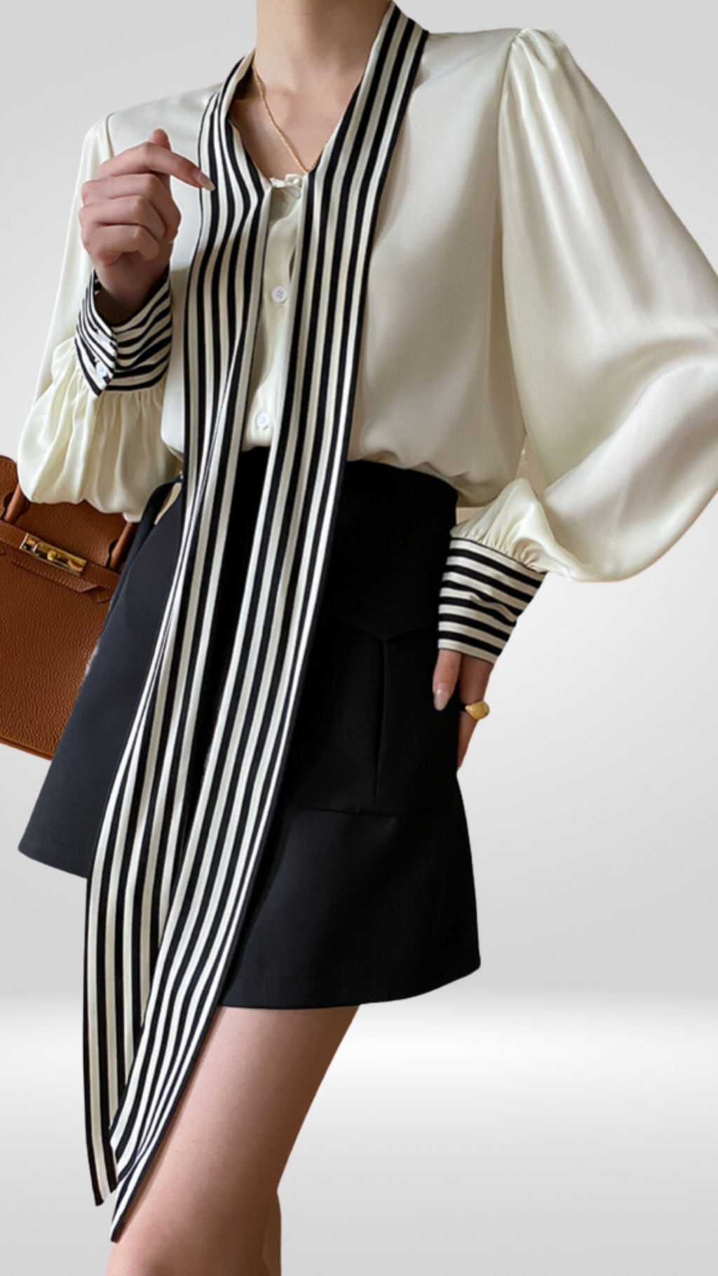Modern Stripe Cuff Shirt