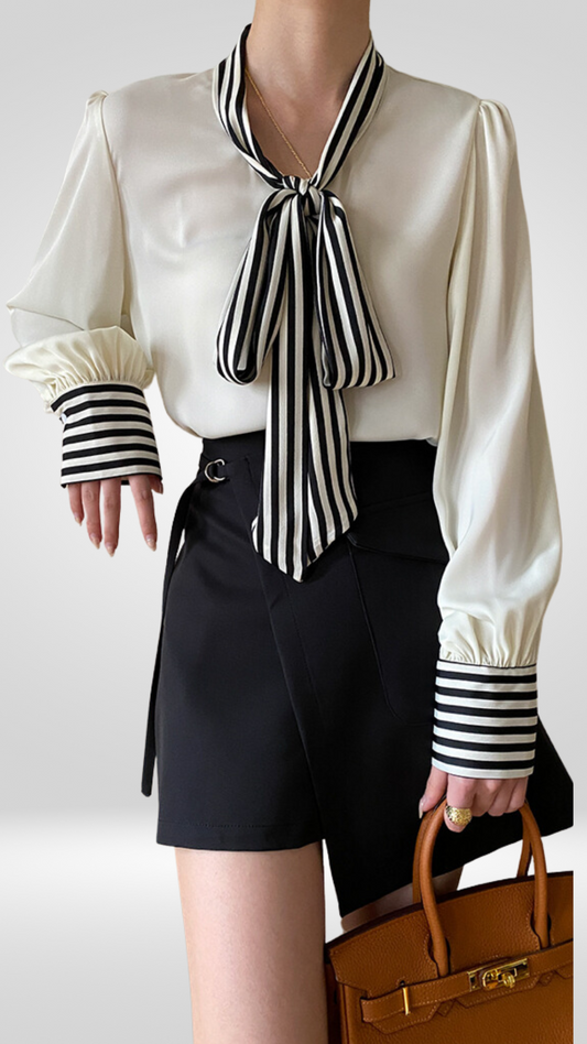 Modern Stripe Cuff Shirt