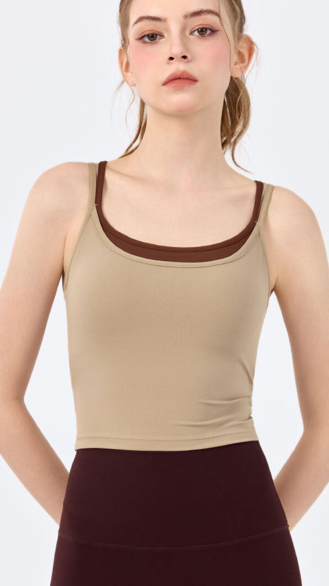 TwistBack Dual-Strap Sports Bra