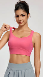 [FINAL SALE] LushFit Cross Back Sports Bra