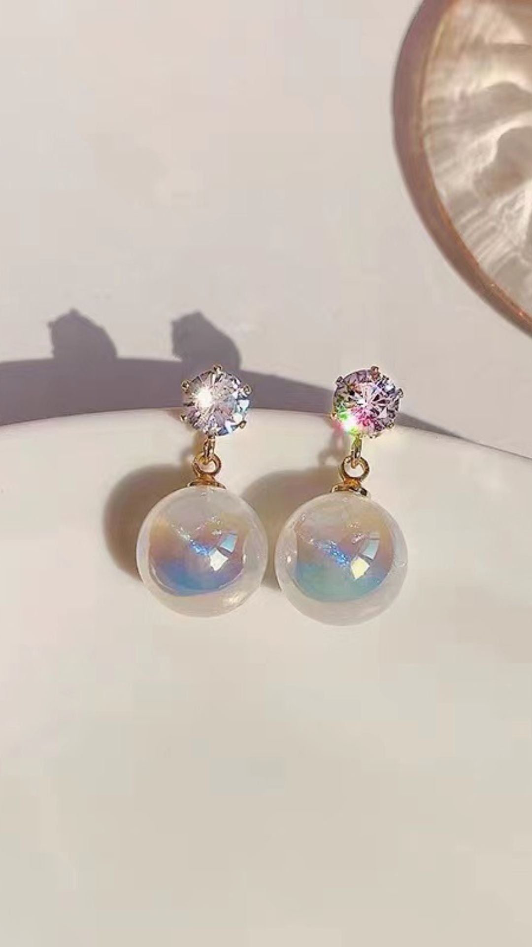 Luna Mermaid Pearl Drops Earrings