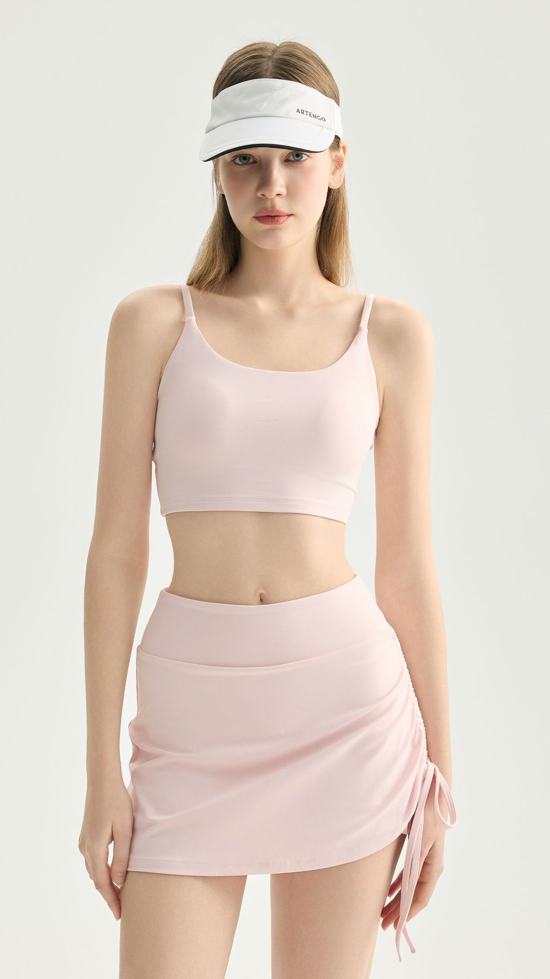 Side Drawstring Tennis Skirt
