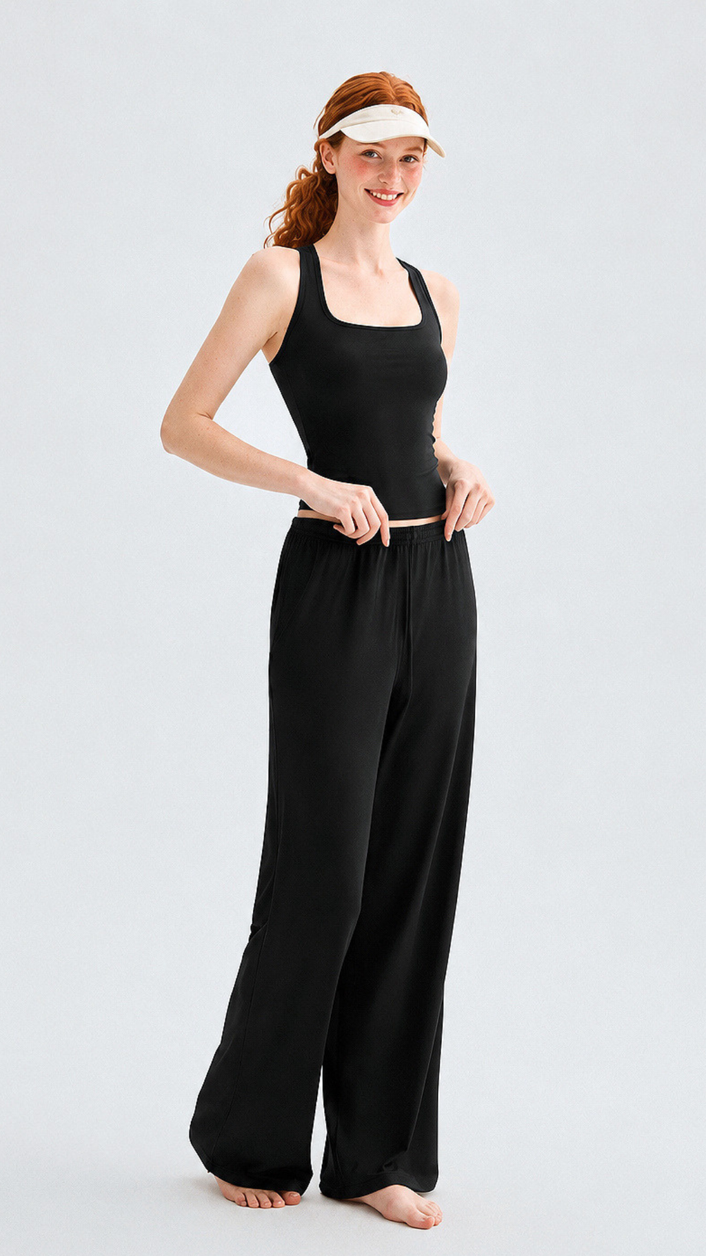 Square Neck Racerback Tank Bra